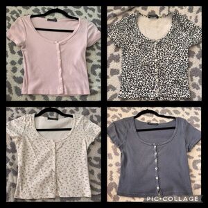 Bundle of 4 brandy t-shirts (sold together or separate)